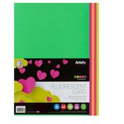 Premier A4 160gsm Activity Card 40 Sheets - Fluorescent