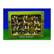 Kids Globe 12 Piece Cow Set 1:32