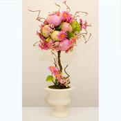 ENCHANTE PINK BLOSSOM TOPIARY TREE 38CM 35621