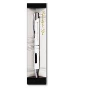 Communion Pen - Metal/White (C35823)