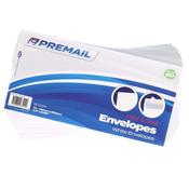 Pkt.50 Dl Peel &amp; Seal Envelopes - White