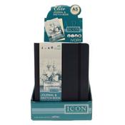 Icon A5 192pg Black Journal &amp; Sketch Book Cdu