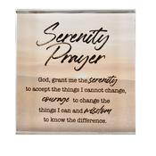 Glass Block Paperweight/Serenity Prayer