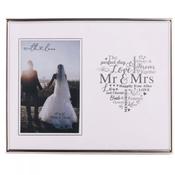 With Love  4" x 6" - Mr &amp; Mrs image