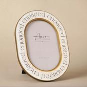 Amore Words Photo Frame Engaged-4 x 6 image