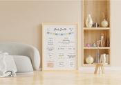 Baby Personalised Frame Boy or Girl by "Creations by Aisling" image