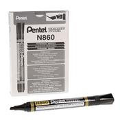 Pentel N860 Permanent Marker Chisel Point - Black image