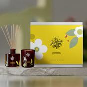 candle gift set lemongrass