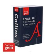 Collins Gem Dictionary &amp; Thesaurus  English image