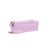 Premto Pastel 3 Pocket Pencil Case - Wild Orchid