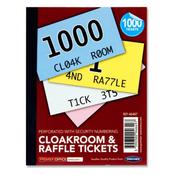 Premier Office Cloakroom &amp; Raffle Tickets - 1000 Tickets