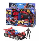 Spiderman Venom versus 4 Miles remix blast racer