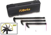 Beta-Tools Set of ​3 Levers With Articulated, Flat and Curved Heads (009660103)
