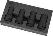 3/4" Drive Deep Impact Socket Set 4-Piece 17, 19, 21, 24mm image