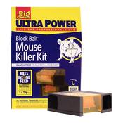 Big Cheese Mouse Killer Kit &amp; Block Bait 5X20g Stv565