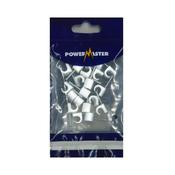 Powermaster Cable Clips 7Mm White 20Pk