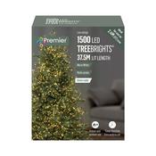 Premier Christmas Lights Treebright With Timer Warm White 1500 image