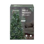 Premier Christmas Lights Treebright With Timer White 2000 image