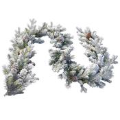 National Tree Company Christmas Garland Snowy Dorchester 9Ft image