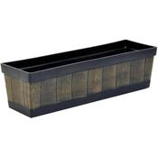 Planter Flower Box Rectangular Barrel Wood Effect