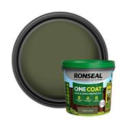 Ronseal Onecoat - Shed &amp; Fence Forest Green 5L image