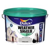 Dulux Weathershield Smooth Masonry Carraig Grey 10L image
