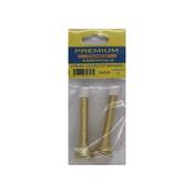 Premium Choice Sprung Doorstop Brass 