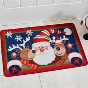 Barrowbridge Santa &amp; Friends Mat 40Cm X 60Cm  image