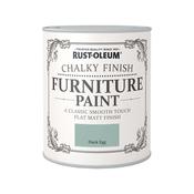 Rust-Oleum Chalky Paint Duck Egg 750Ml image