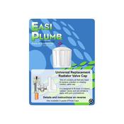 Easi Plumb Universal Replacement Radiator Valve Cap White image