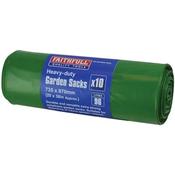 Bags - Garden Green Sacks H/Duty 10Pk