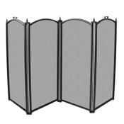 De Vielle Firescreen Traditional Design 4 Fold  image