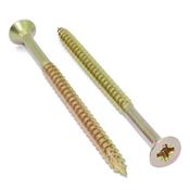 Screw Pozi Yellow 4X60 Pk10 image