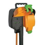 Masterplug Garden Spike 2 Socket 13Amp 15Mtr Outdoor Mp