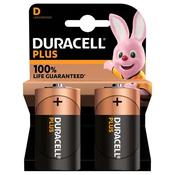Duracell Plus Battery D Lr20 2Pk