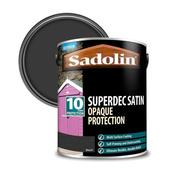 Sadolin Superdec Satin Opaque Black 1L image