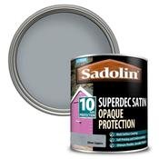 Sadolin Superdec Satin Opaque Silver Coppice 1L image