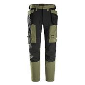 Snickers 6218 Allroundwork 4 Way Stretch Trousers Khaki Green 46 (31W 32L)