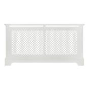 Tema Radiator Cover Georgian White Large