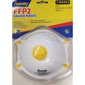 Safeline Dust Mask Valved 3Pk
