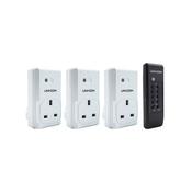 Uni -Com Remote Sockets 3Pk