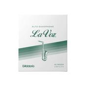 D'Addario La Voz Alto Saxophone Reeds, Medium-Hard image