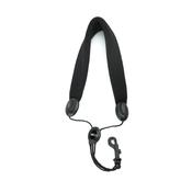 D'Addario Rico Padded Saxophone Strap, Black with Plastic Snap Hook image
