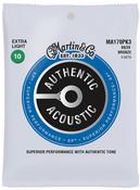 Martin MA170Pk3 Acoustic Guitar Strings 3 Pack Bronze image