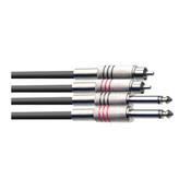 Stagg 6M/20FT Twin Cable PLUG-RCAm