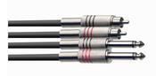 Stagg 60CM/2FT Twin Cable Plug-RCAm image