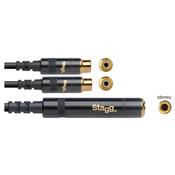 Stagg 10CM/0.3FT Y-ADAPT JK-2RCAf DL