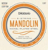 D'Addario EJ67 Medium  8-String Mandolin Nickel-Plated Steel image