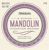 D'Addario EJ70 Ball End Mandolin Strings Phosphor Bronze image