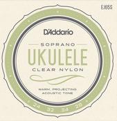 D'Addario EJ65S Soprano Ukulele Clear Nylon Strings image